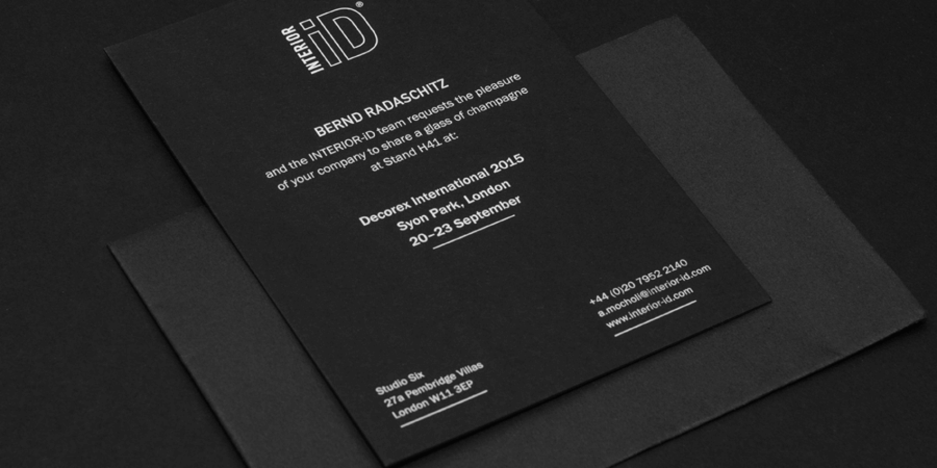 Interior iD event invitation