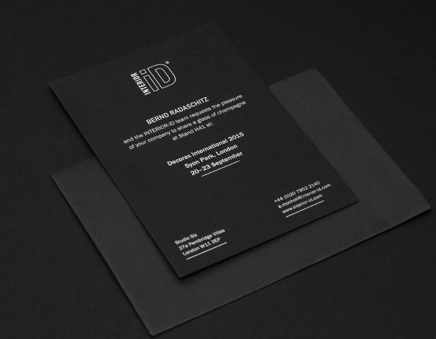 Interior iD event invitation