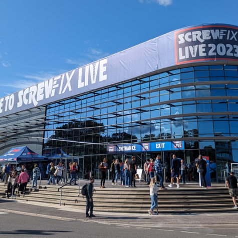 screwfix live trade show event branding