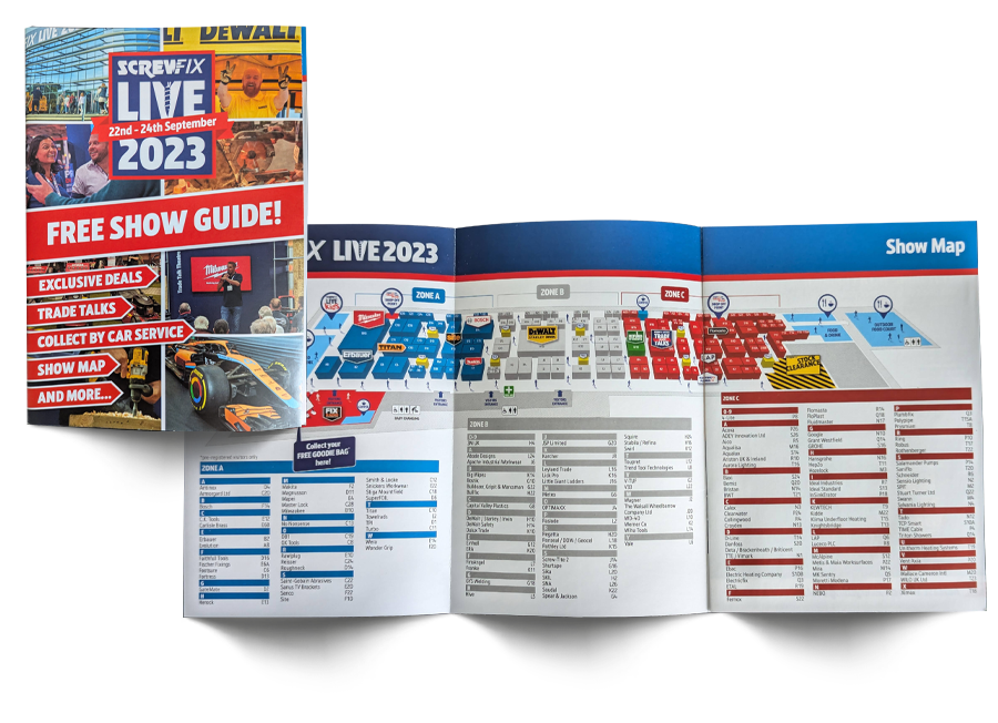 Trade show brochure design